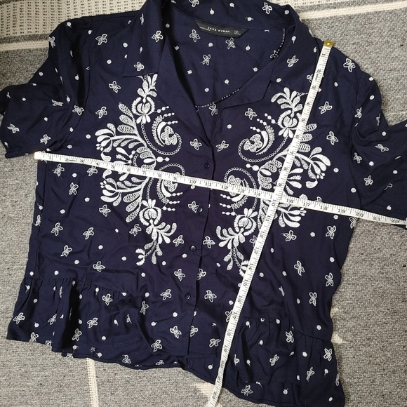 ZARA embroidered top size L - Picture 11 of 11